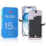 TOUCHSCREEN + DISPLAY LCD DISPLAY COMPLETO PER APPLE IPHONE 15 PRO 6.1 INCELL ZY FHD 1080P