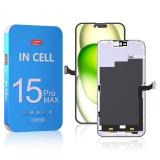 TOUCHSCREEN + DISPLAY LCD DISPLAY COMPLETO PER APPLE IPHONE 15 PRO MAX 6.7 INCELL ZY FHD 1080P