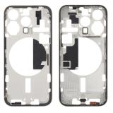 COVER CENTRALE A PER APPLE IPHONE 15 PRO 6.1 BIANCO OEM