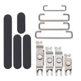 SET 3 PEZZI TASTI VOLUME + TASTI POWER E TASTO VIBRAZIONE PER APPLE IPHONE 16 PRO 6.3 / IPHONE 16 PRO MAX 6.9 NERO