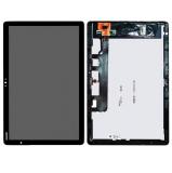 DISPLAY LCD + TOUCHSCREEN DISPLAY COMPLETO + FRAME PER HUAWEI MEDIAPAD M5 LITE 10 BAH2-W09 BAH2-W19 BAH2-L09 NERO ORIGINALE