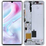 DISPLAY LCD + TOUCHSCREEN DISPLAY COMPLETO + FRAME PER XIAOMI MI NOTE 10 / MI CC9 PRO / MI NOTE 10 PRO (M1910F4G) BIANCO ORIGINALE