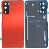 COVER POSTERIORE PER SAMSUNG GALAXY S20 FE / S20 LITE / S20 FAN EDITION G780F / S20 FE 5G G781B ROSSO