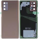 COVER POSTERIORE PER SAMSUNG GALAXY NOTE 20 5G N981B N980F MARRONE MYSTIC