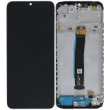 TOUCHSCREEN + DISPLAY LCD DISPLAY COMPLETO + FRAME PER XIAOMI REDMI 10C (220333QAG 220333QBI 220333QNY) NERO ORIGINALE