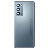 COVER POSTERIORE PER OPPO RENO 6 PRO 5G (CPH2247) GRIGIO / NERO ORIGINALE