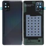 COVER POSTERIORE PER SAMSUNG GALAXY A71 A715F NERO