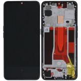TOUCHSCREEN + DISPLAY OLED DISPLAY COMPLETO + FRAME PER OPPO FIND X2 LITE (CPH2005) NERO ORIGINALE (SERVICE PACK 4903624)