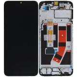 DISPLAY LCD + TOUCHSCREEN DISPLAY COMPLETO + FRAME PER OPPO A57 4G (CPH2387) / A77 4G (CPH2385) / A57S (CPH2385) NERO