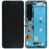 TOUCHSCREEN + DISPLAY LCD DISPLAY COMPLETO + FRAME PER XIAOMI MI 10 5G VERDE ORIGINALE (7 VERSION)