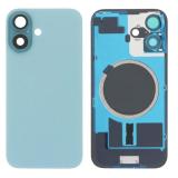 COVER POSTERIORE DI VETRO CON SUPPORTO PER APPLE IPHONE 16 6.1 VERDE