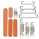 SET 3 PEZZI TASTI VOLUME + TASTI POWER E TASTO VIBRAZIONE PER APPLE IPHONE 17 PRO 6.3 / IPHONE 17 PRO MAX 6.9 ARANCIA
