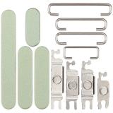 SET 3 PEZZI TASTI VOLUME + TASTI POWER E TASTO VIBRAZIONE PER APPLE IPHONE 17 6.3 VERDE