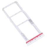 DUAL SIM TRAY PER MOTOROLA MOTO E13 (XT2345 XT2345-2) BIANCO