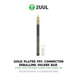 2UUL SC98 SET DI AGHI PER SALDATURA PLACCATI IN ORO PER LA SALDATURA DI CONNETTORI FPC CON IMPUGNATURA IN FIBRA DI CARBONIO ULTRALEGGERA 3 AGHI PER SALDATURA