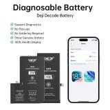 DEJI BATTERIA DE GRANDE CAPACITA (3610 mAh) PER APPLE IPHONE 14 6.1 (BATTERIA DECODIFICABILE GENUINA AUTODIAGNOSTICABILE) (QUANTITÀ MINIMA ORDINABILE: 10 PEZZI)