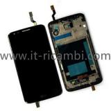 TOUCHSCREEN + DISPLAY LCD DISPLAY COMPLETO + FRAME PER LG OPTIMUS G2 D802 NERO