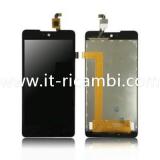 DISPLAY LCD + TOUCHSCREEN DISPLAY COMPLETO SENZA FRAME PER WIKO RAINBOW LITE