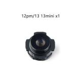 CAMERA 1X PERLA A LUCE BLU PER APPLE IPHONE 12 PRO MAX 6.7 / IPHONE 13 6.1 / IPHONE 13 MINI 5.4