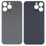 COVER POSTERIORE DI VETRO (BIG HOLE) PER APPLE IPHONE 14 PRO MAX 6.7 NERO