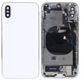 COVER POSTERIORE CON RICAMBI PER APPLE IPHONE X 5.8 BIANCO MATERIALE ORIGINALE