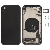 COVER POSTERIORE CON RICAMBI PER APPLE IPHONE XR 6.1 NERO MATERIALE ORIGINALE