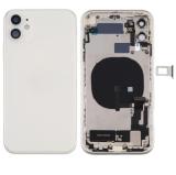 COVER POSTERIORE CON RICAMBI PER APPLE IPHONE 11 6.1 BIANCO MATERIALE ORIGINALE