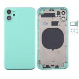 COVER POSTERIORE PER APPLE IPHONE 11 6.1 VERDE MATERIALE ORIGINALE