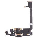 FLEX DI RICARICA + SMALL BOARD PER APPLE IPHONE 11 PRO MAX 6.5 NERO ORIGINALE