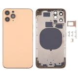 COVER POSTERIORE PER APPLE IPHONE 11 PRO MAX 6.5 ORO