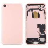 COVER POSTERIORE CON RICAMBI PER IPHONE 7G 4.7 ROSA ORO MATERIALE ORIGINALE