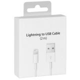 CAVO DI DATI LIGHTNING TO USB CON CONFEZIONE 2M PER IPHONE 5G / 5C / 5S / 6G / 6P / 6S / 6SP / 7G / 7P / 8G / 8P / X / XS / XR / XS MAS / 11 / 11 PRO / 11 PRO MAX / 12 MINI / 12 / 12 PRO / 12 PRO MAX ORIGINALE