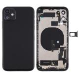 COVER POSTERIORE CON RICAMBI PER APPLE IPHONE 11 6.1 NERO MATERIALE ORIGINALE