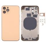 COVER POSTERIORE PER APPLE IPHONE 11 PRO 5.8 ORO MATERIALE ORIGINALE