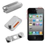 TASTO SET 3 (VOLUME VIBRATE POWER) PER APPLE IPHONE 4S