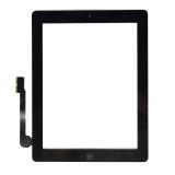 TOUCH E VETRO PER APPLE IPAD 3 A1416 A1430 A1403 NERO ORIGINALE