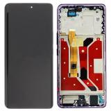 TOUCHSCREEN + DISPLAY OLED DISPLAY COMPLETO + FRAME PER HONOR MAGIC 7 LITE 5G (BRP-NX1) VIOLA ORIGINALE