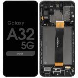 DISPLAY LCD + TOUCHSCREEN DISPLAY COMPLETO + FRAME PER SAMSUNG GALAXY A32 5G A326B NERO ORIGINALE (SERVICE PACK)