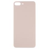 COVER POSTERIORE DI VETRO (BIG HOLE) PER APPLE IPHONE 8 PLUS 5.5 ORO