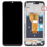 DISPLAY LCD + TOUCHSCREEN DISPLAY COMPLETO + FRAME (RITAGLIO) PER REALME C20 (RMX3063 RMX3061) / REALME C21 (RMX3201) NERO ORIGINALE