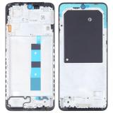 COVER CENTRALE A PER XIAOMI REDMI NOTE 12 4G (23021RAAEG 23021RAA2Y 23027RAD4I 23028RA60L) NERO