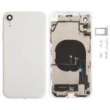 COVER POSTERIORE CON RICAMBI PER APPLE IPHONE XR 6.1 BIANCO MATERIALE ORIGINALE