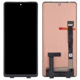DISPLAY OLED + TOUCHSCREEN DISPLAY COMPLETO SENZA FRAME PER MOTOROLA MOTO EDGE 30 PRO (XT2201-1) NERO ORIGINALE
