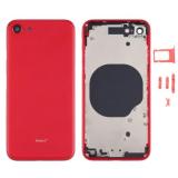 COVER POSTERIORE PER APPLE IPHONE SE 2022 4.7 ROSSO ORIGINALE