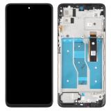 DISPLAY LCD + TOUCHSCREEN DISPLAY COMPLETO + FRAME PER MOTOROLA MOTO G52 XT2221 NERO ORIGINALE (SERVICE PACK 5D68C20495)