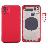 COVER POSTERIORE PER APPLE IPHONE 11 6.1 ROSSO MATERIALE ORIGINALE