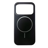 CUSTODIA CELLULARE DI SILICONE LIQUIDO + MAGNETICO PER APPLE IPHONE 17 PRO NERO
