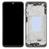 TOUCHSCREEN + DISPLAY AMOLED DISPLAY COMPLETO + FRAME PER SAMSUNG GALAXY A26 5G A266B NERO ORIGINALE (SERVICE PACK)