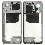 COVER CENTRALE B PER REALME 14 5G (RMX5070) ARGENTO ORIGINALE