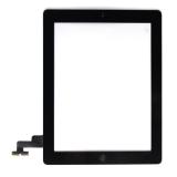 TOUCH E VETRO PER APPLE IPAD 2 A1395 A1396 A1397 NERO ORIGINALE